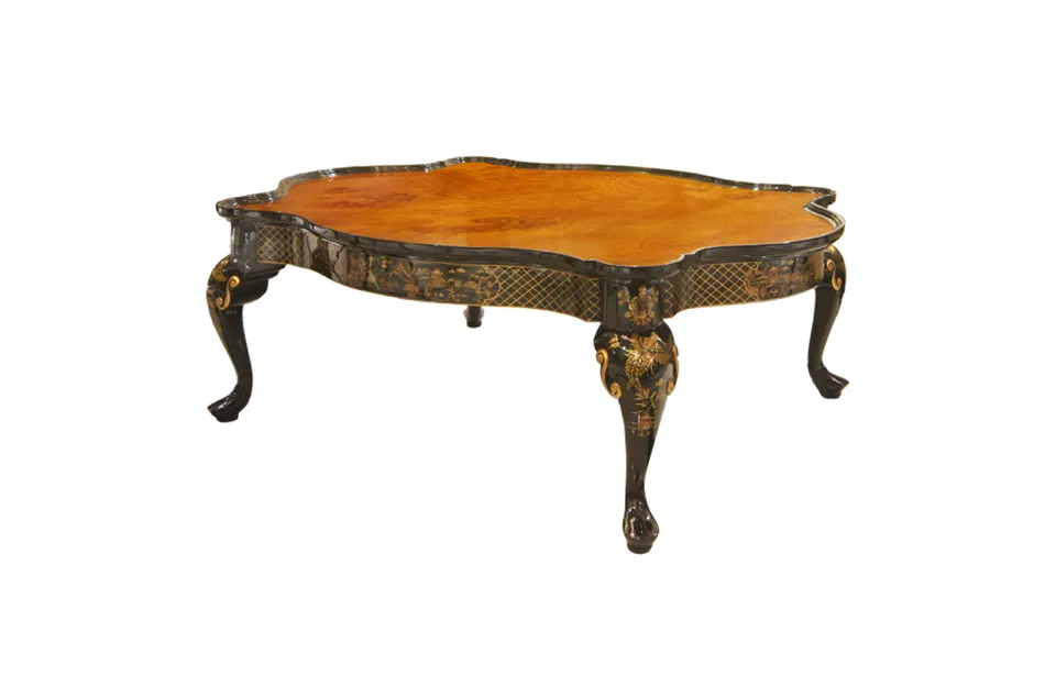 Home Decor Chinoiserie Coffee Table 130 Side View
