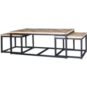 Oscar Teak Coffee Table ( Set Of 3 )