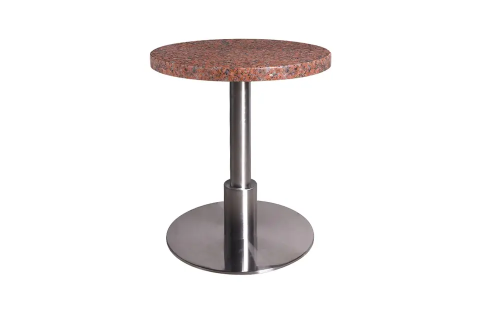 Side Table Red Marble