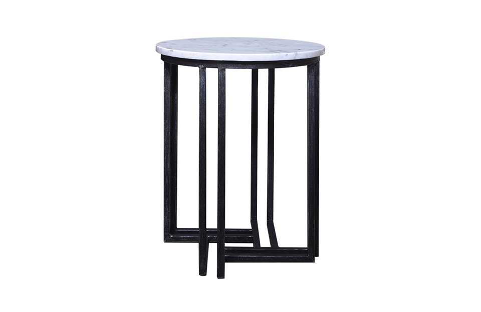Table Base White Grey-1