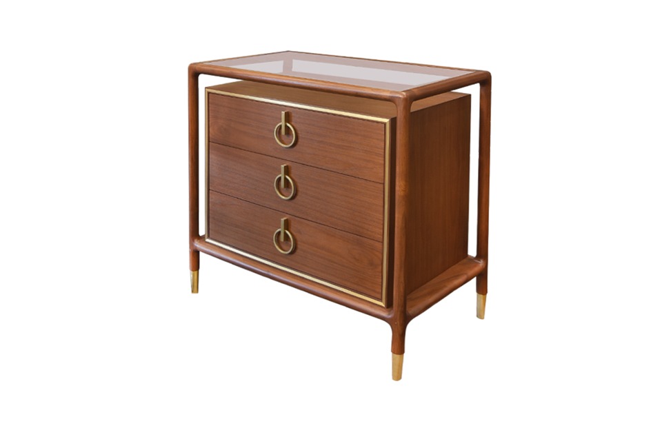 Questa Night Stand 3 Drawers Q313