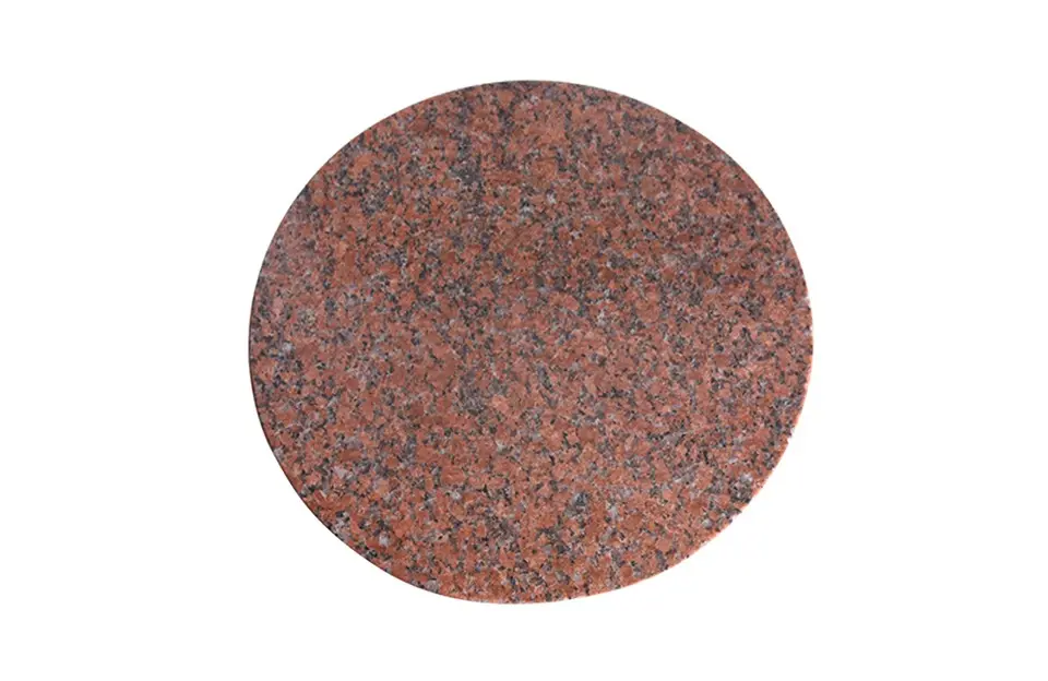 Side Table Red Marble