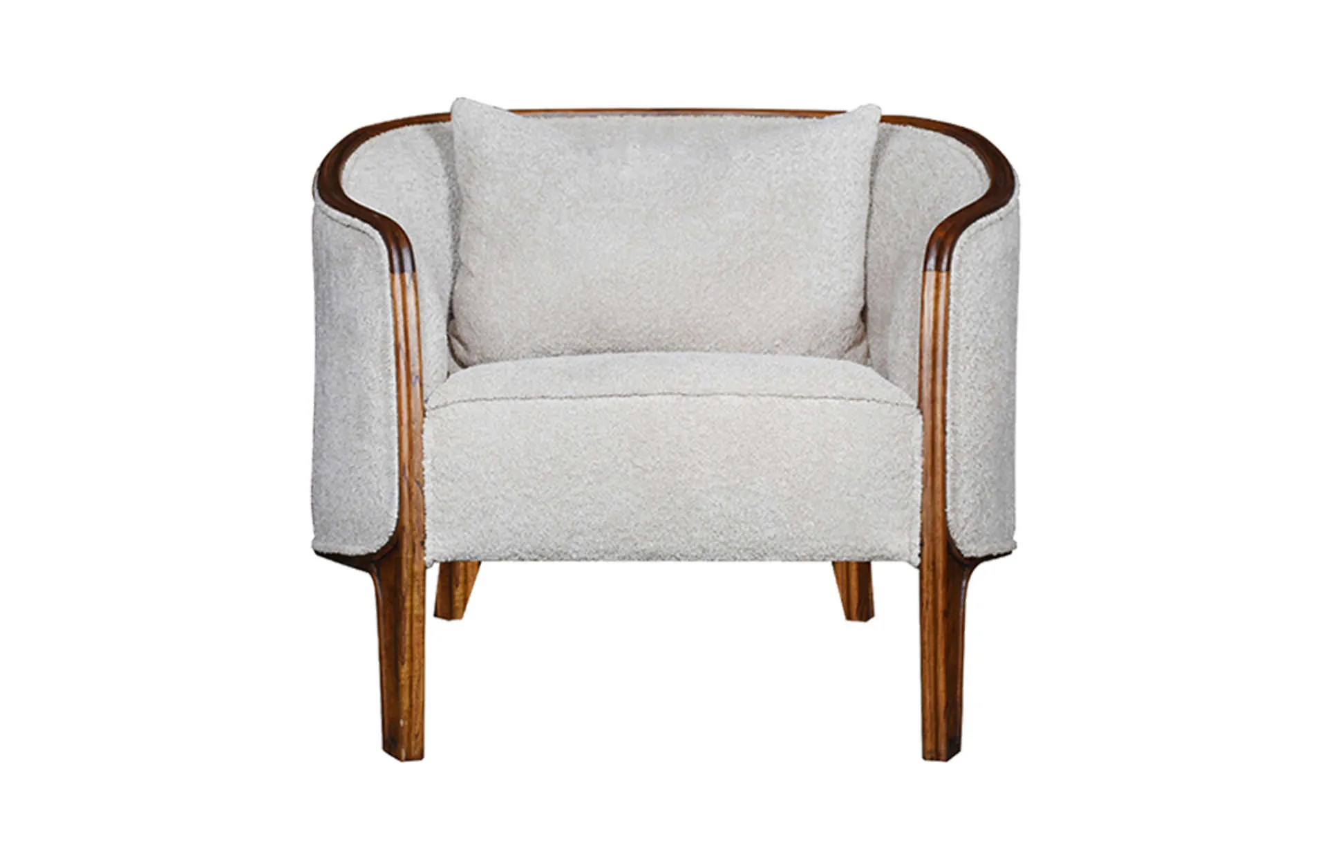 Home Decor Armchair Como Front View