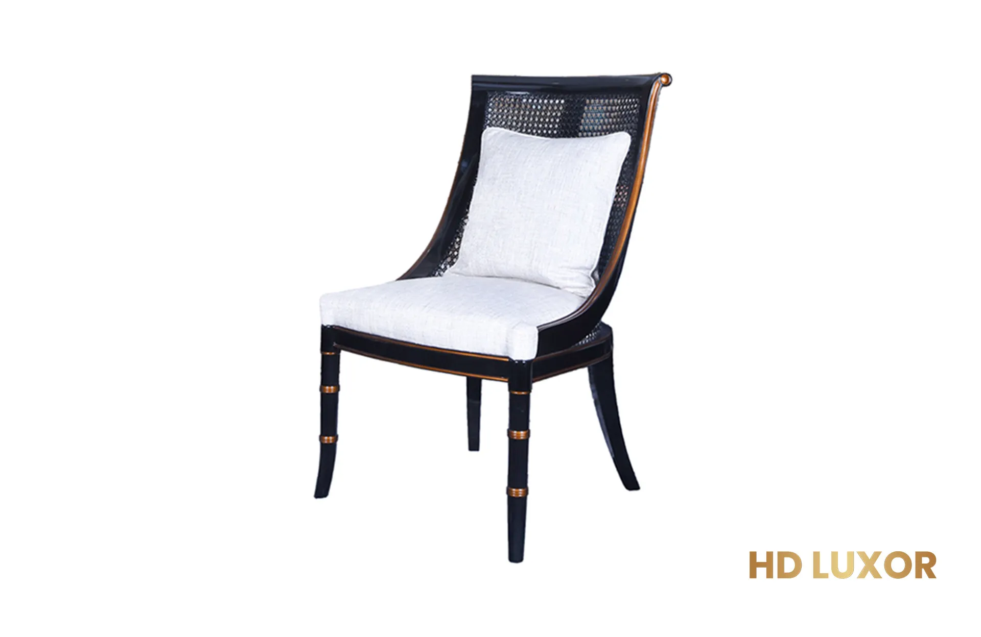 Home Decor Armchair Carol Rattan Chair Side View