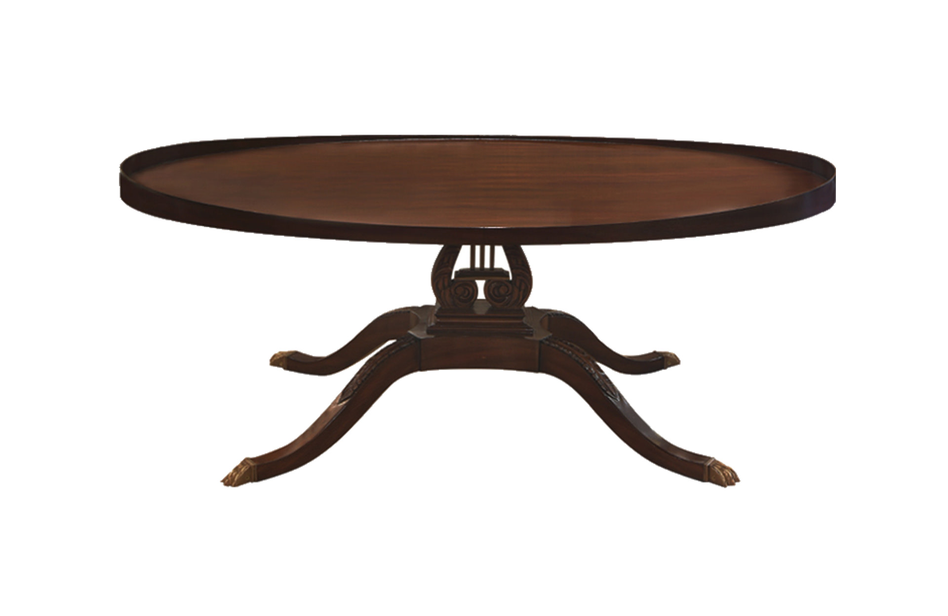 Home Decor Coffee Table Lyre 34850 Front View