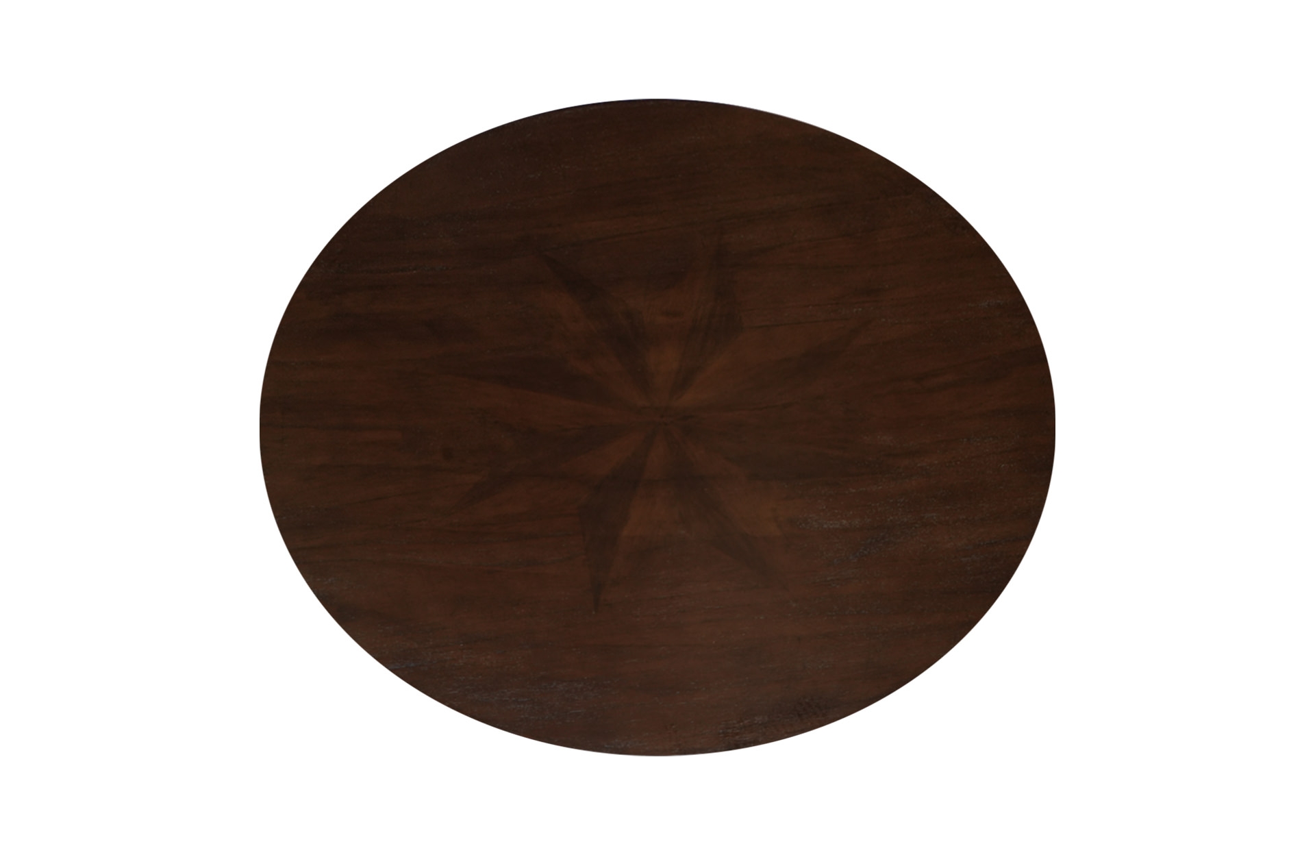 Home Decor Coffee Table with Metal Shelf Pontoreau Top View