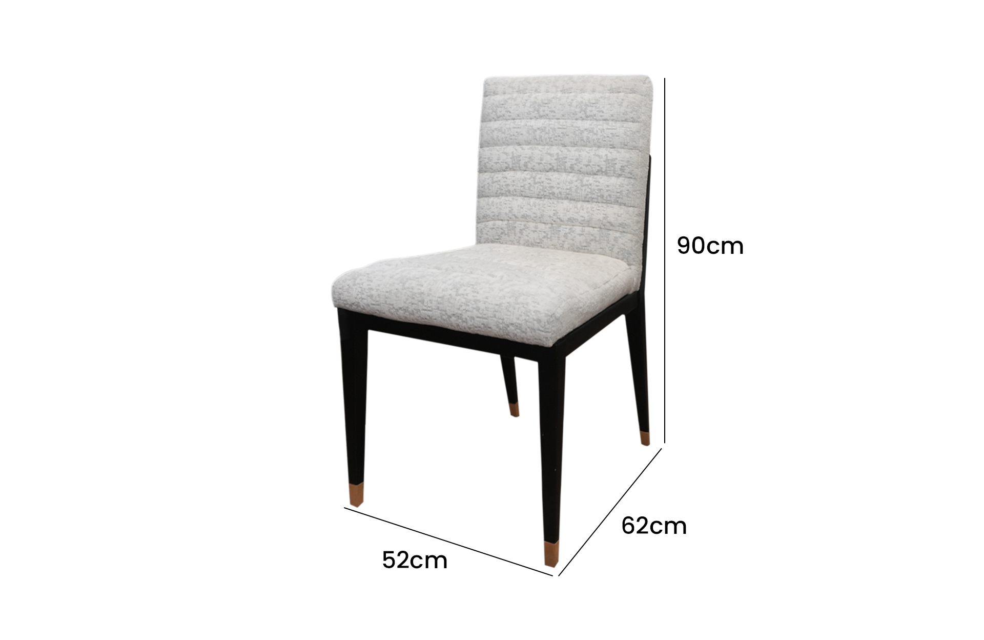 Home Decor Dining Chair Detrolit Side View Size
