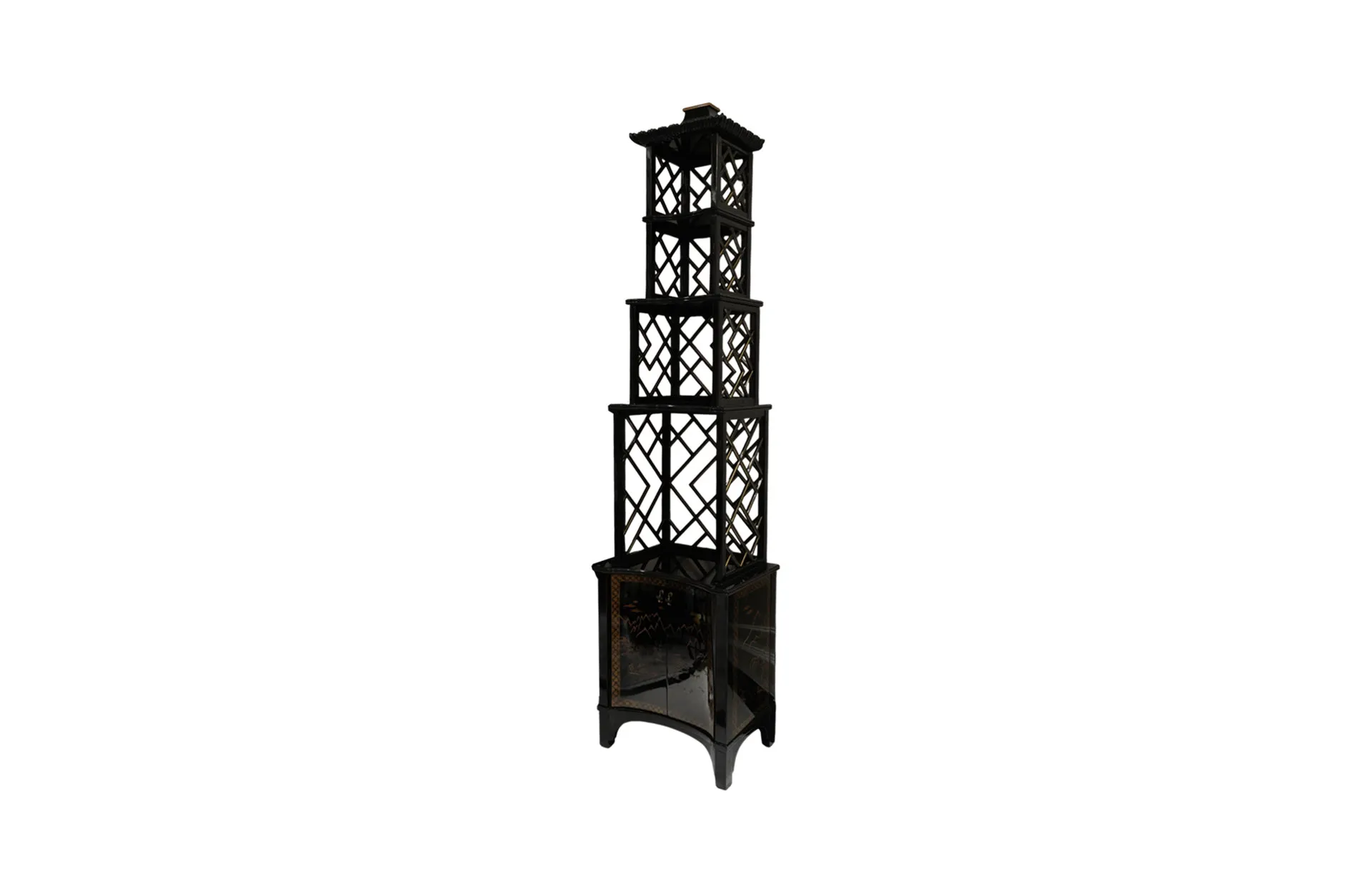 Home Decor Etagere Chinoiserie Left 34272 Side View