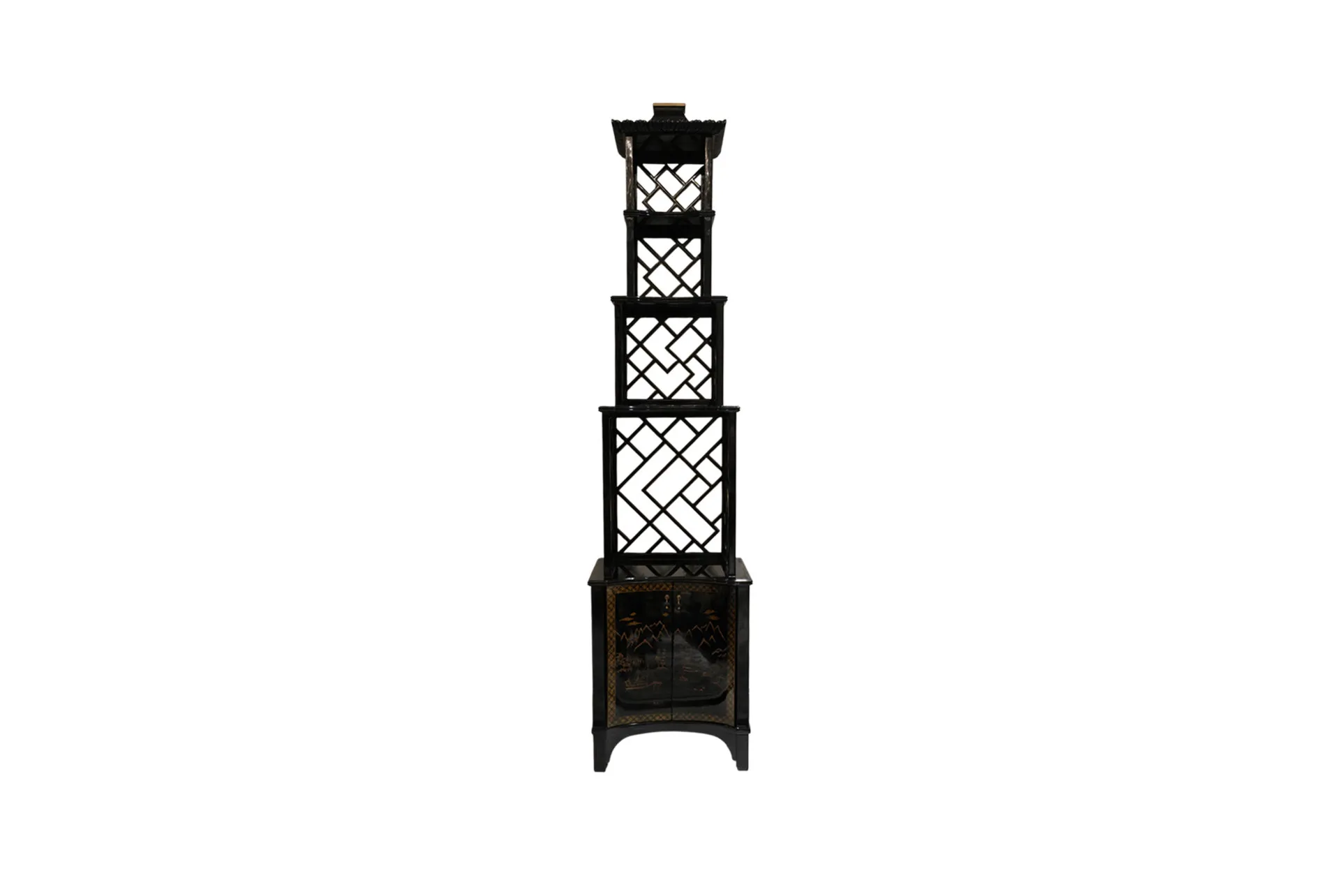 Home Decor Etagere Chinoiserie Left 34272 Front View