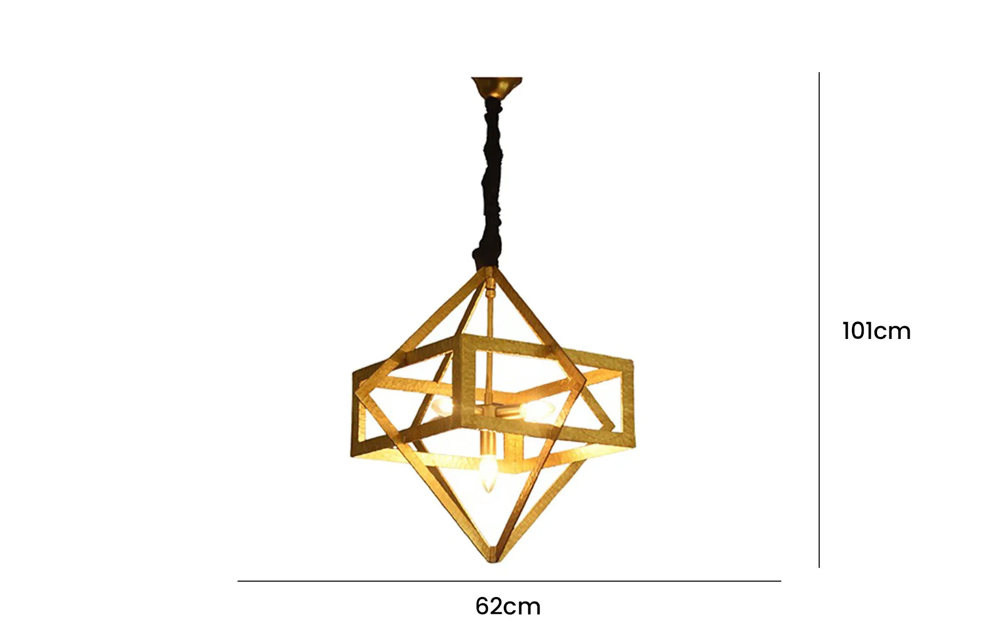 Home Decor HL D4009-5DGF Front View Size