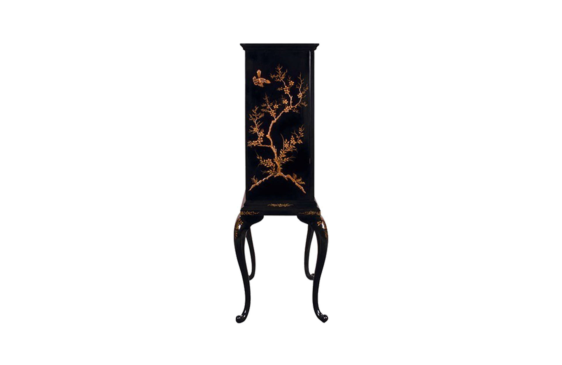 Home Decor Jewelry Cabinet Chinoiserie 34292 Side View