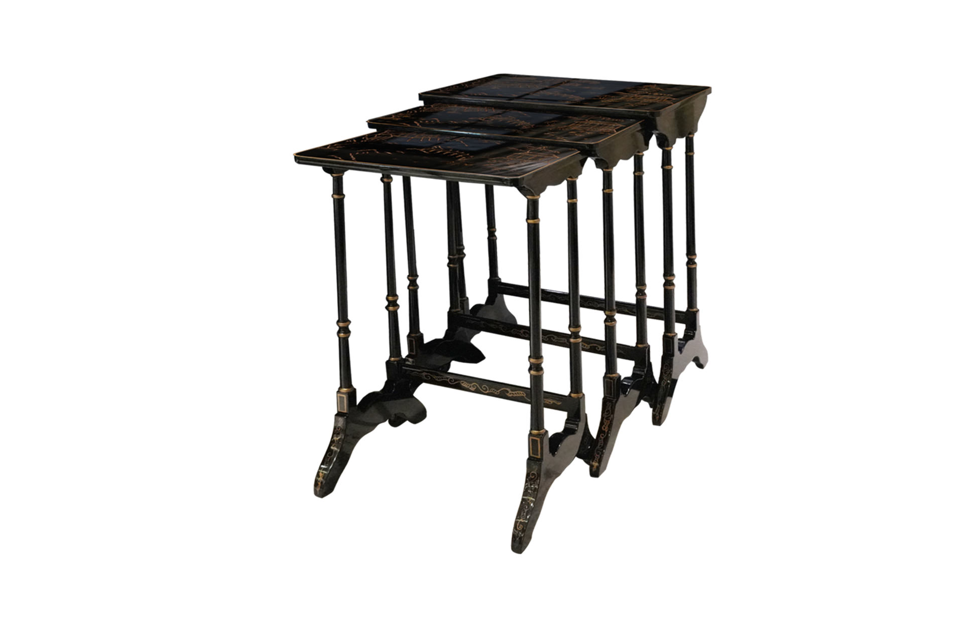Nesting Table Chinoiserie 34376