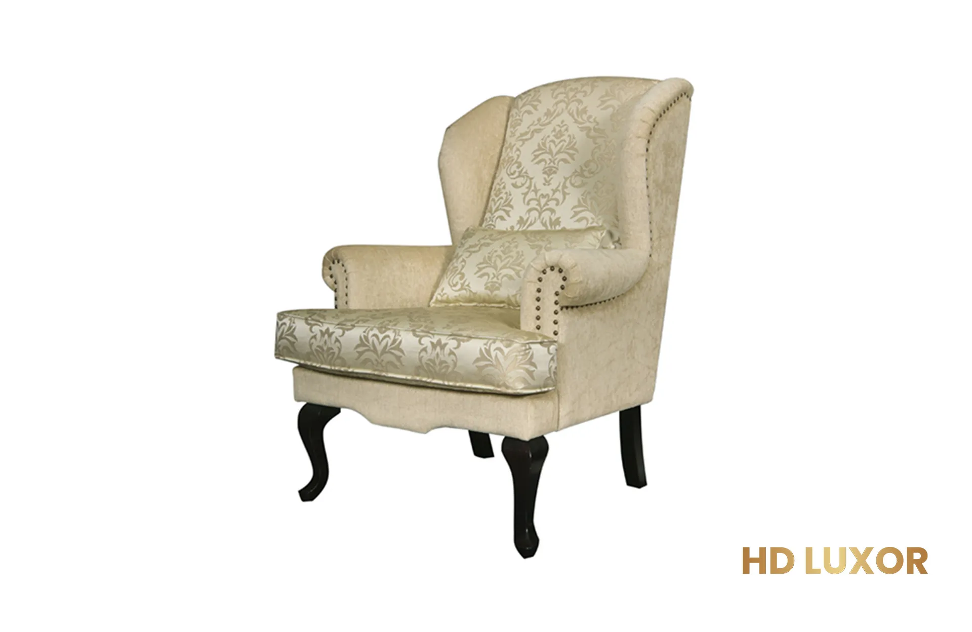 Home Decor SS2207003 Castaneda Wing Chair Side View