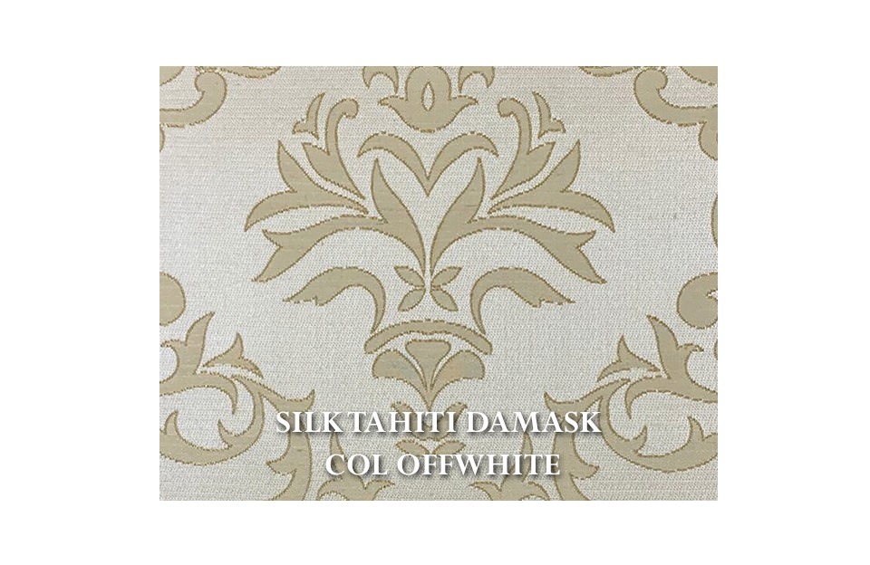 Home Decor SS2207003 Castaneda Wing Chair Fabric View SILK-TAHITI-DAMASK-COL-OFFWHITE