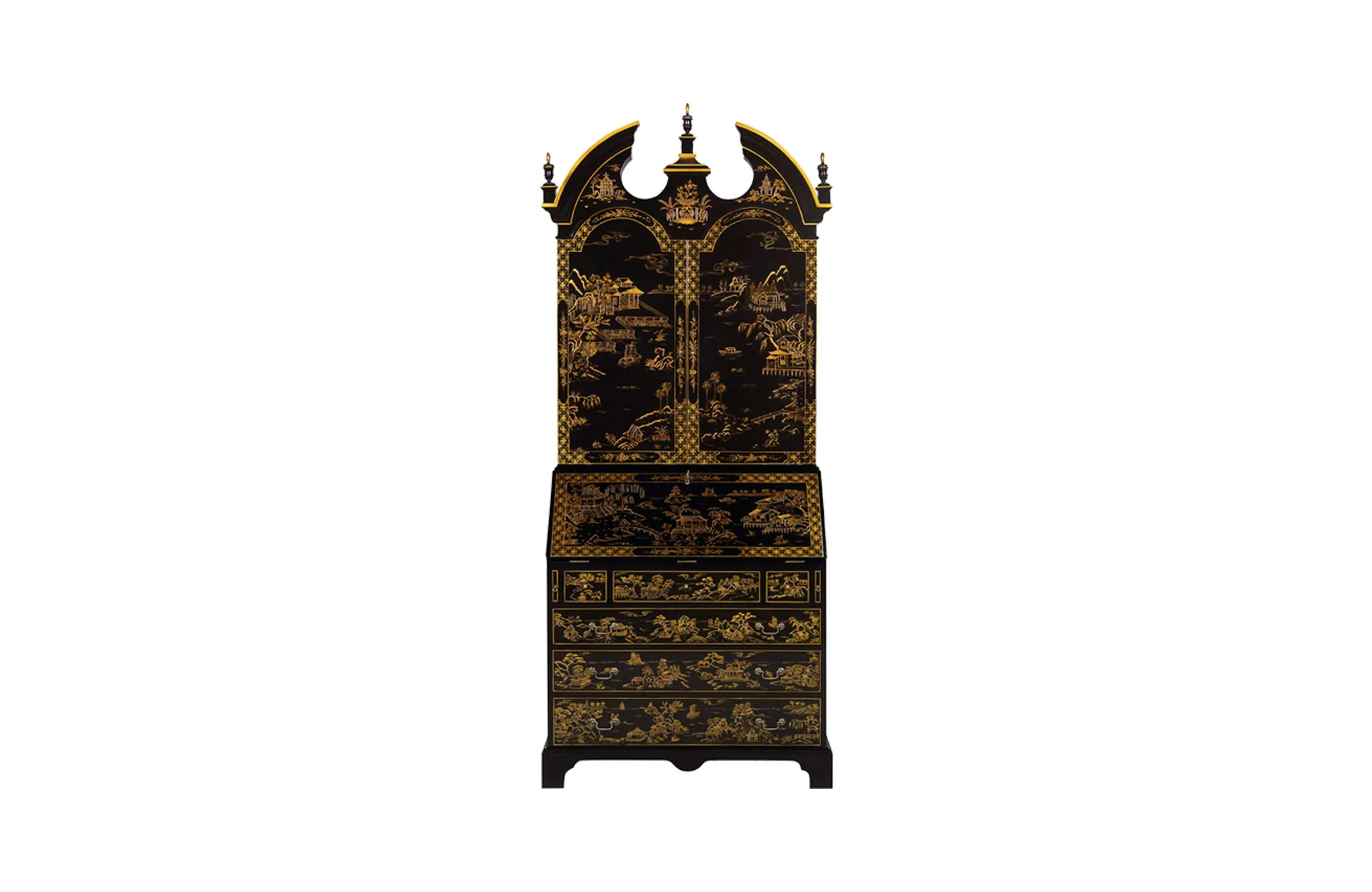 Home Decor Secretary Desk Chinoiserie 34420 Front View 2