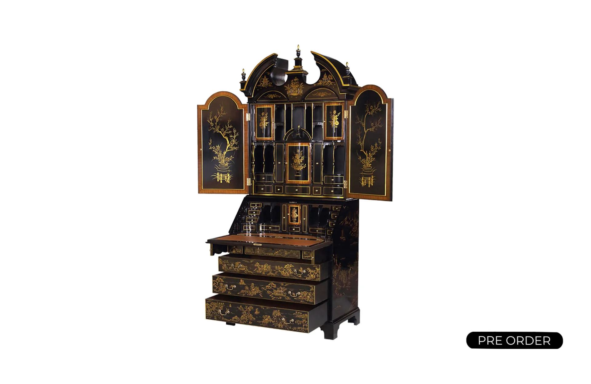 Secretary Desk Chinoiserie 34420