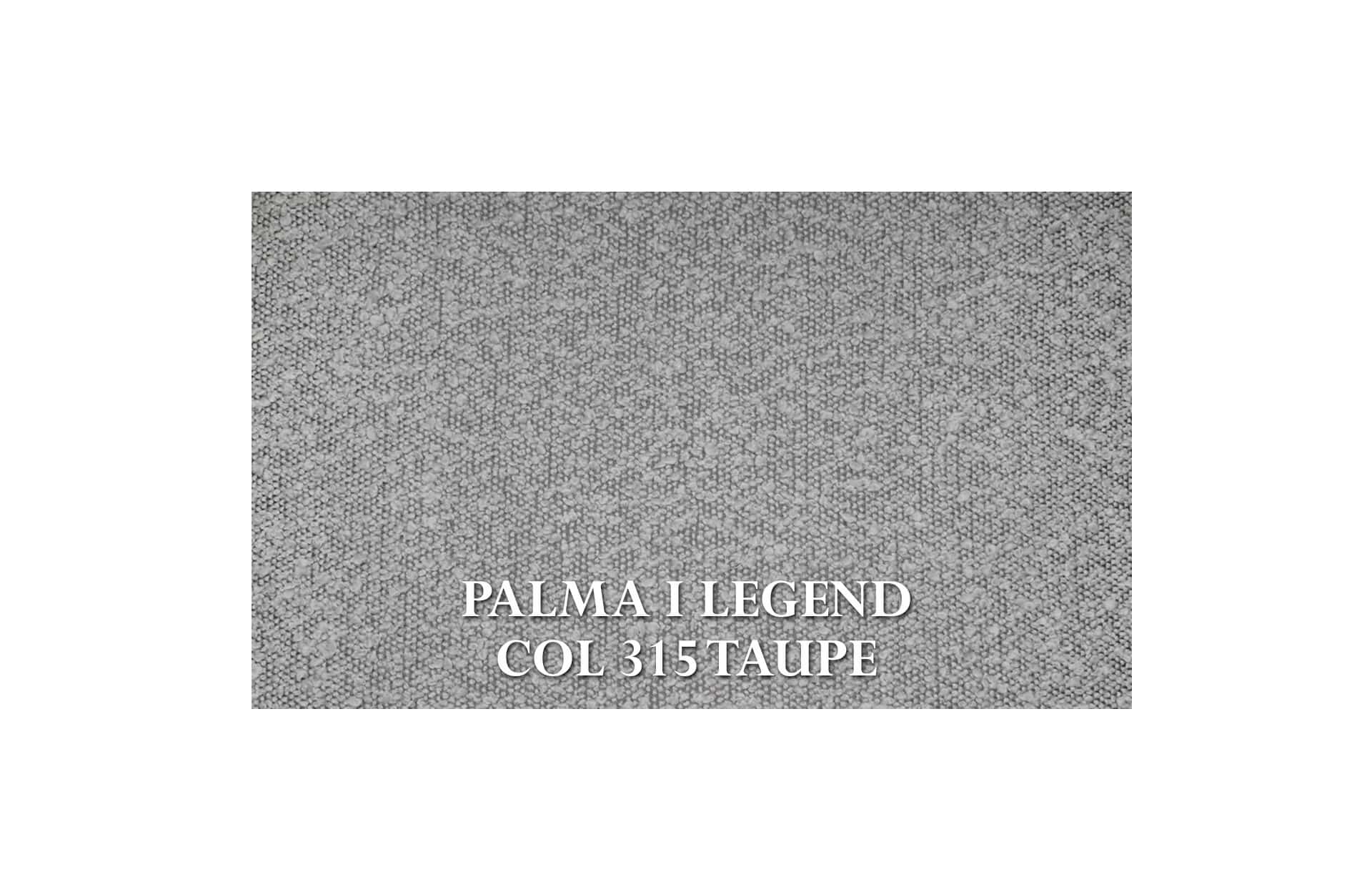 Home Decor Single Barel PIL 315 Taupe Fabric View PALMA I LEGEND COL 315 TAUPE