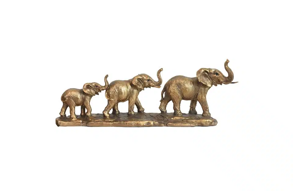 Elephant Family Statue 76885
