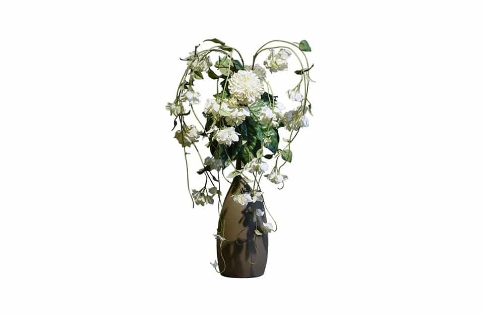 Terracotta Vase With Bougainvilla