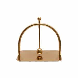 FC-W2123B Arched Paper Holder Golden