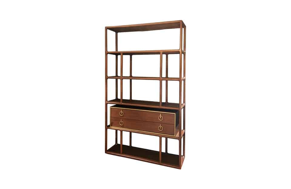 Questa Bookshelf With Drawers Q161