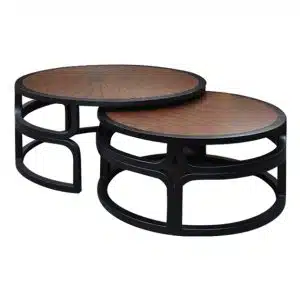 Home Decor Gascoin Coffee Table GA210 ( BLACK ) Side View