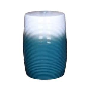 Blue Ceramic Stool 2213