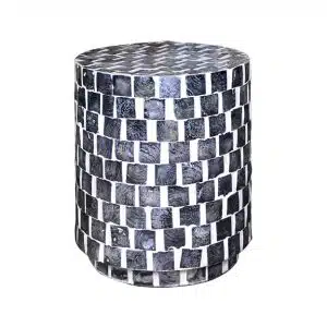 Stool Black & White 44835
