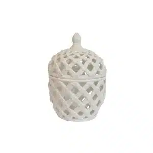Ballas Bird Lidded Jar Mint 1107