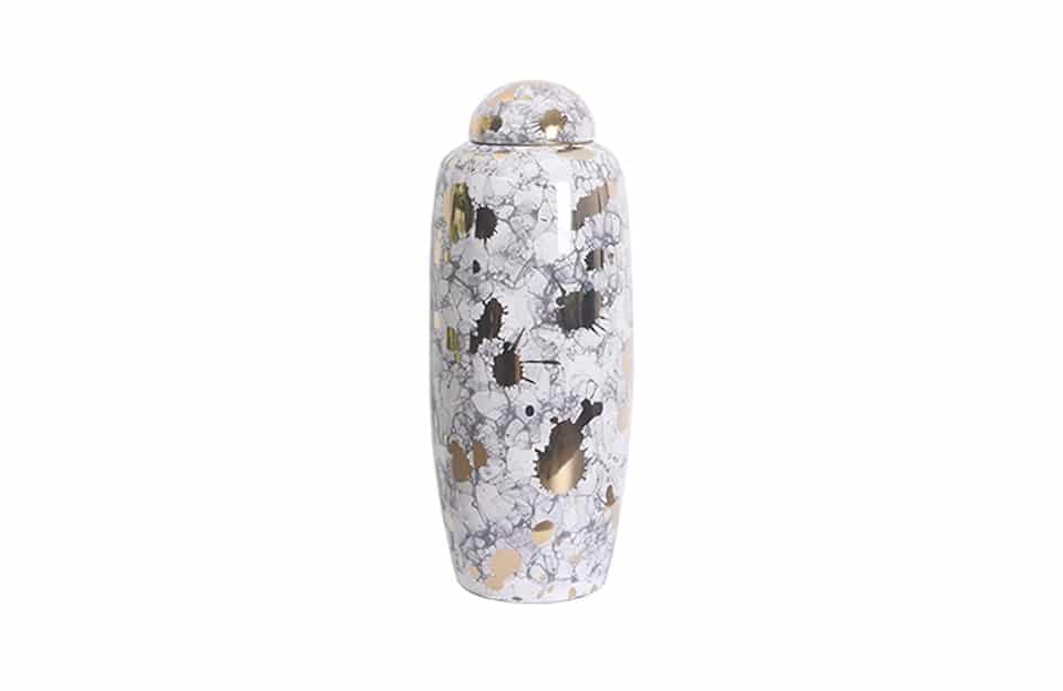 FA-D2022A Golden grain ceramic Jar-A