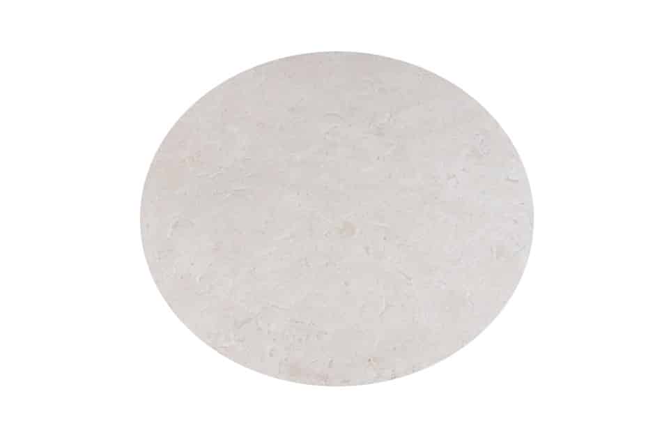 Casena End Table Cream Marble