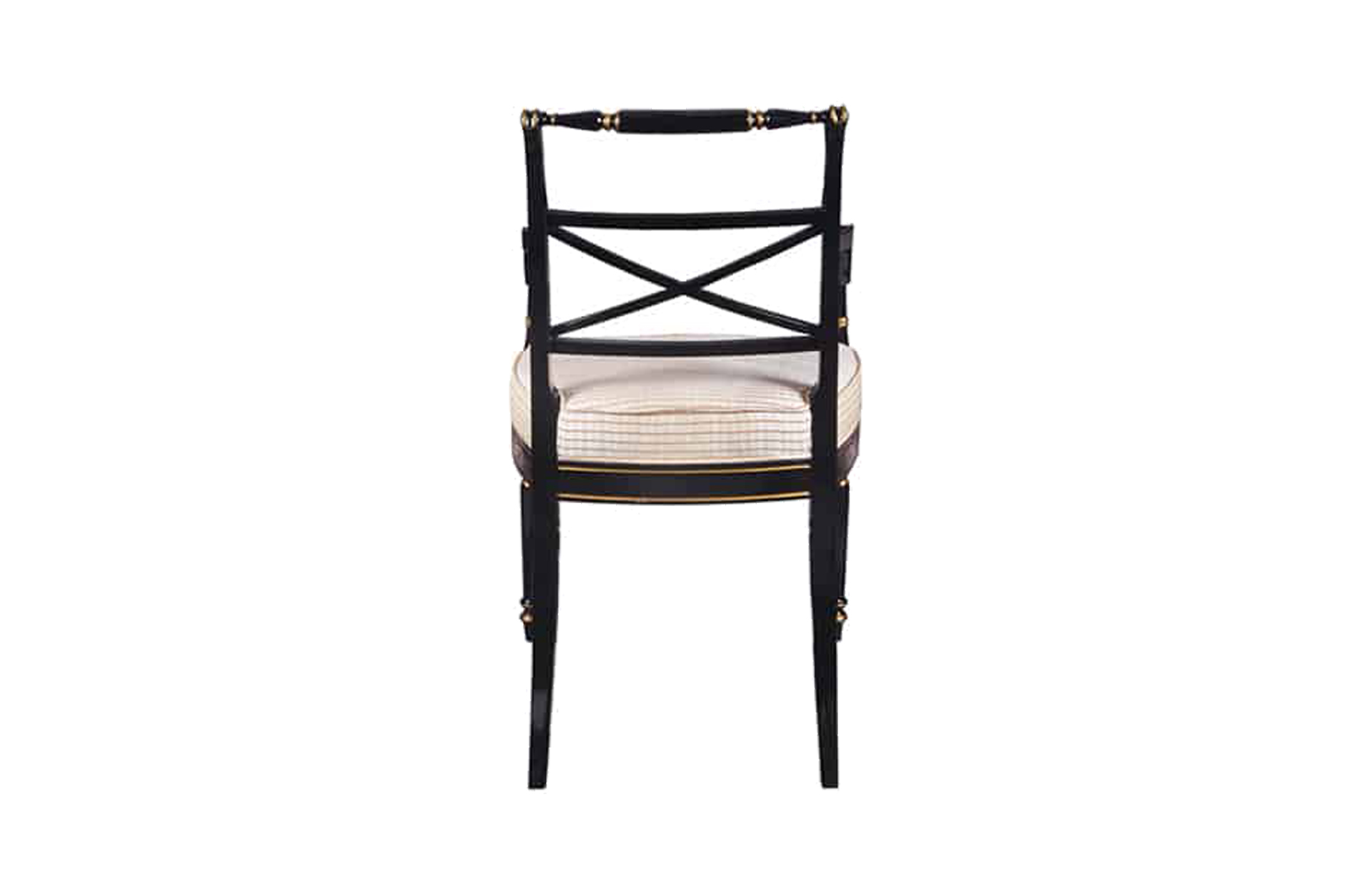 Home Decor Arm Chair Regency Chinoiserie 34217/1 Back View
