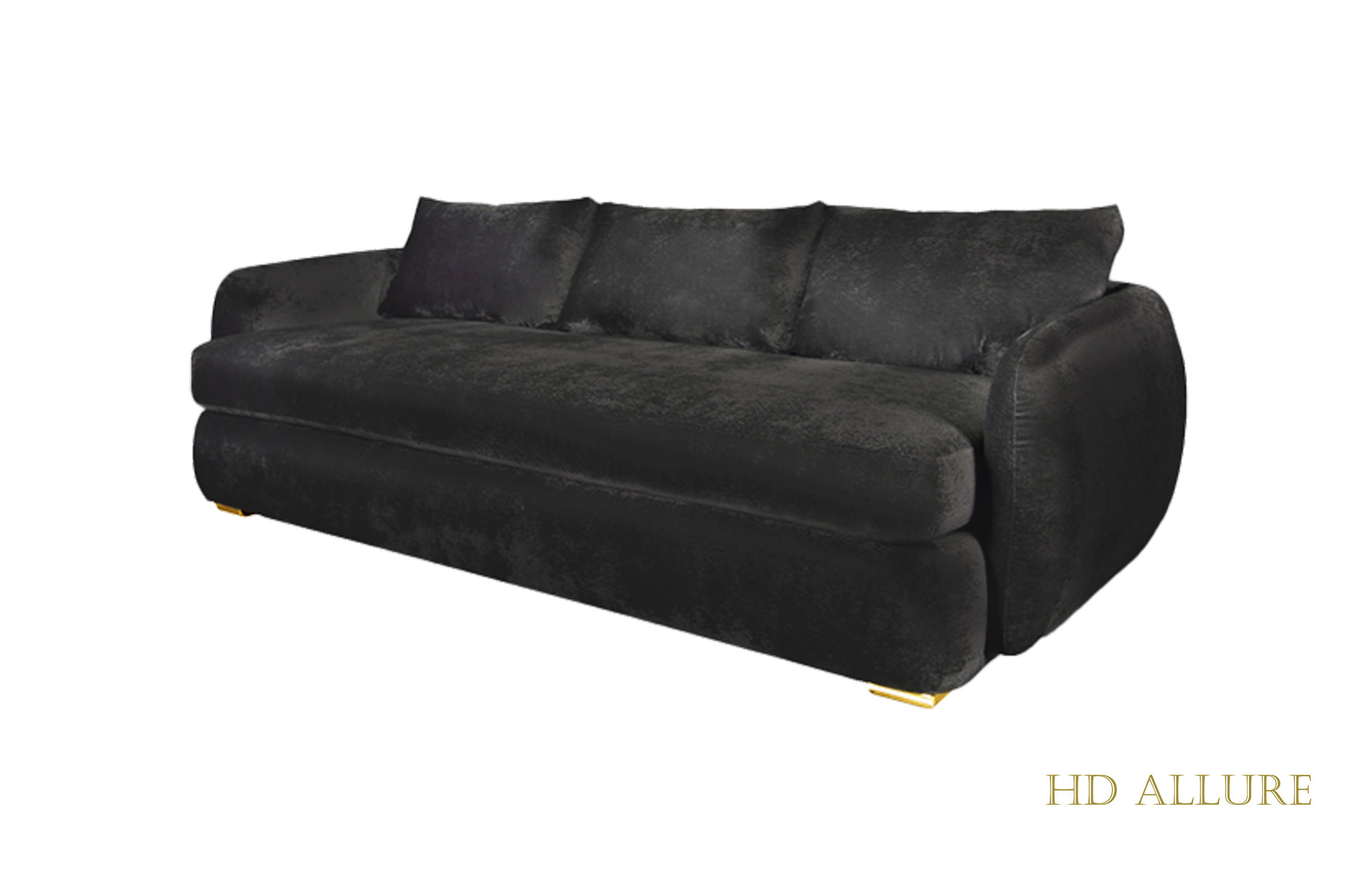 Home Decor Blooms Sofa 3.5 S Side View