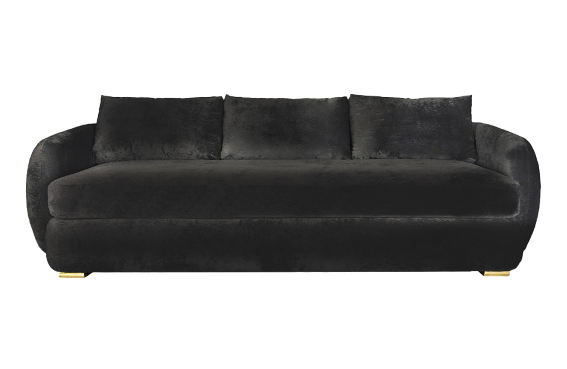 Home Decor Blooms Sofa 3.5 S Front View
