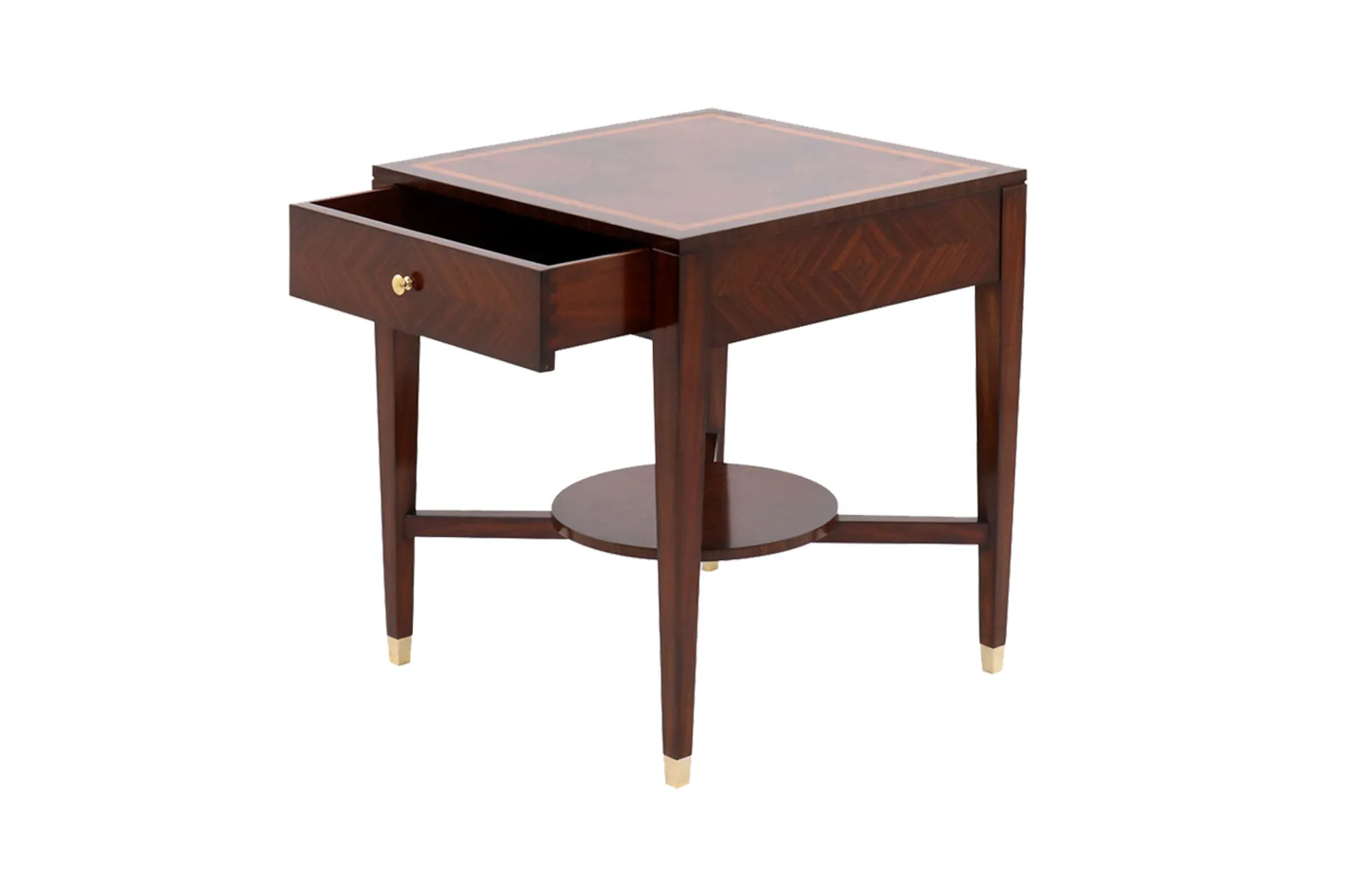 Home Decor Rosewood Side Table 34853 Side View 2