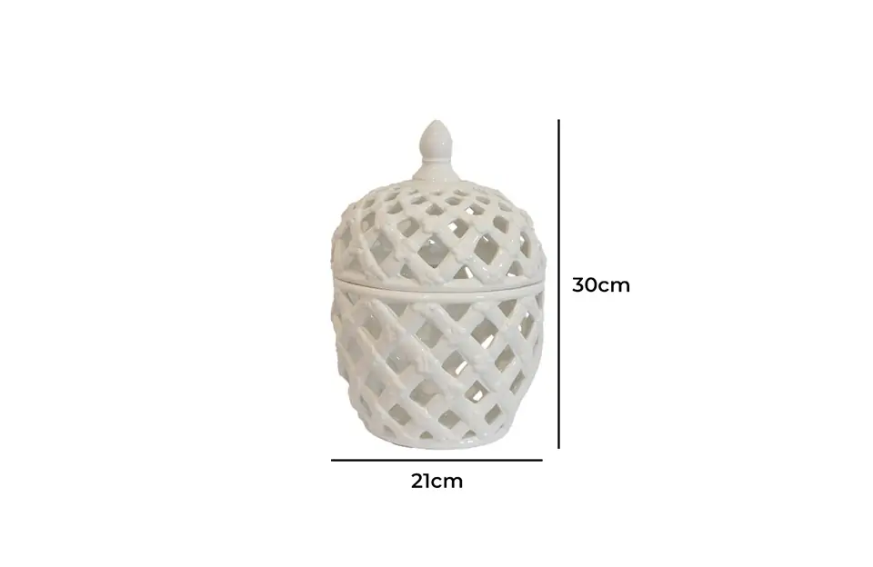 Ballas Bird Lidded Jar Mint 1107