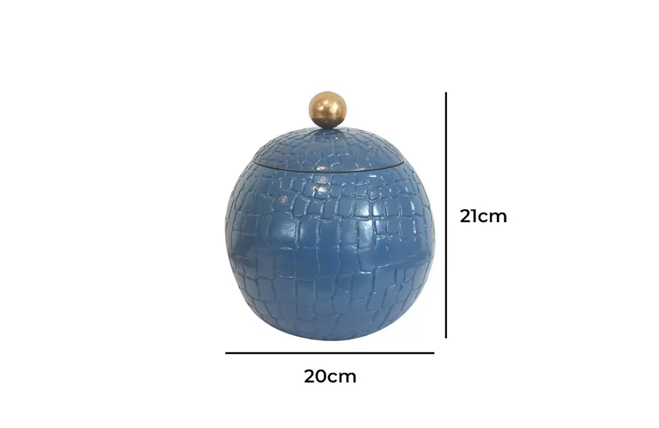 Crocodile Texture Pot LB78224-Blue