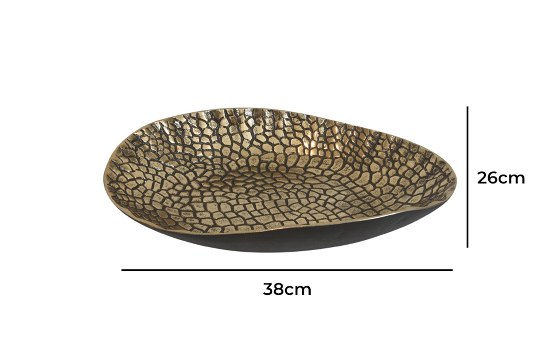 Antique Platter LB78227-Gold