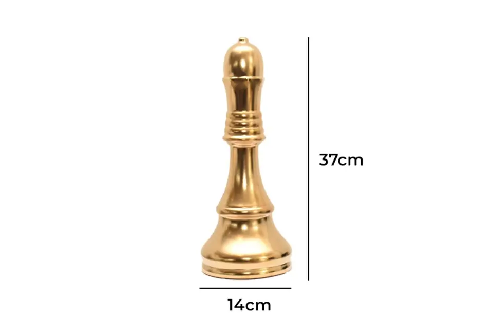 FA-D1923A Golden Chess Decorative Queen B