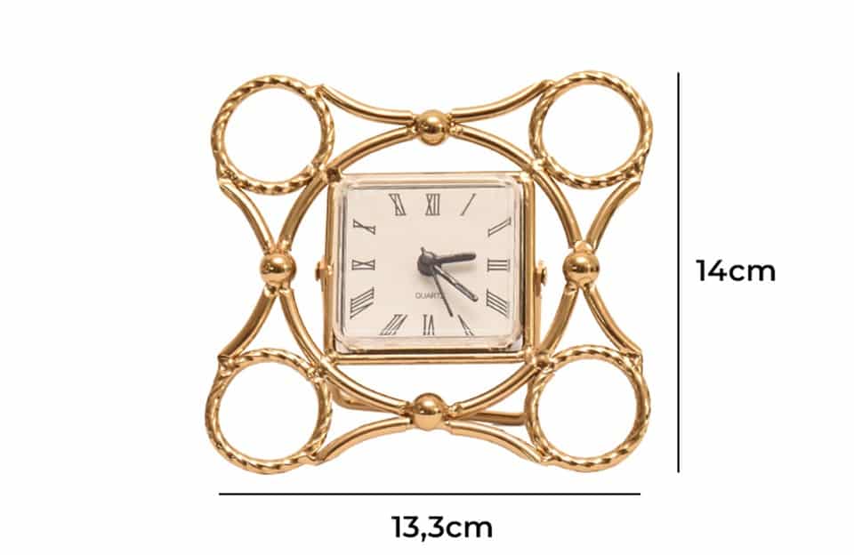 FC-W1927 Golden Circle Clock