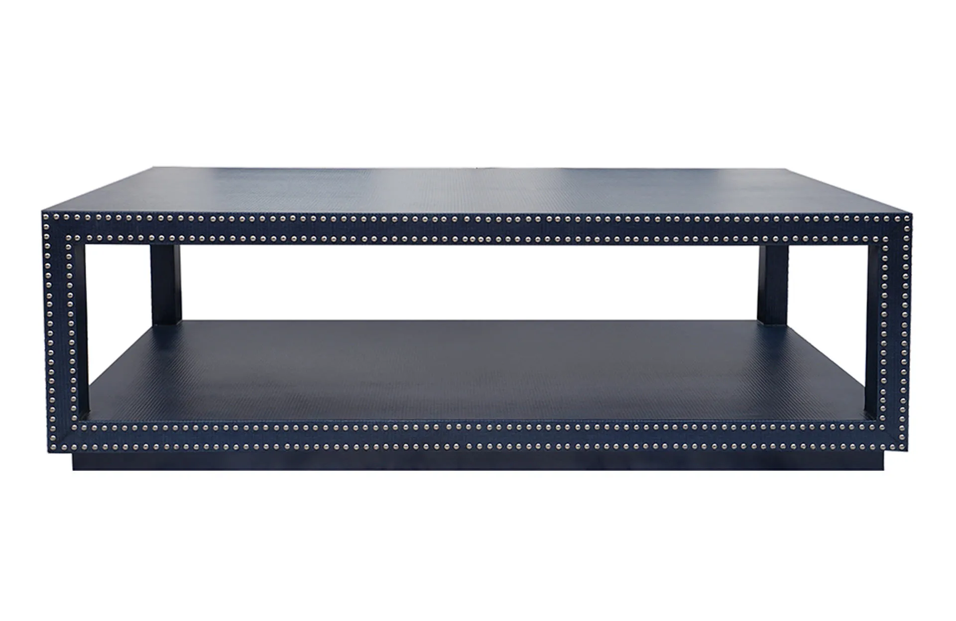 Home Decor Mclevin Wrapped Rectangular Coffee Table Front View