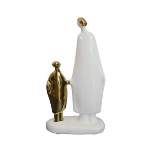 Ceramic Home Decoration 1085 M White Gold