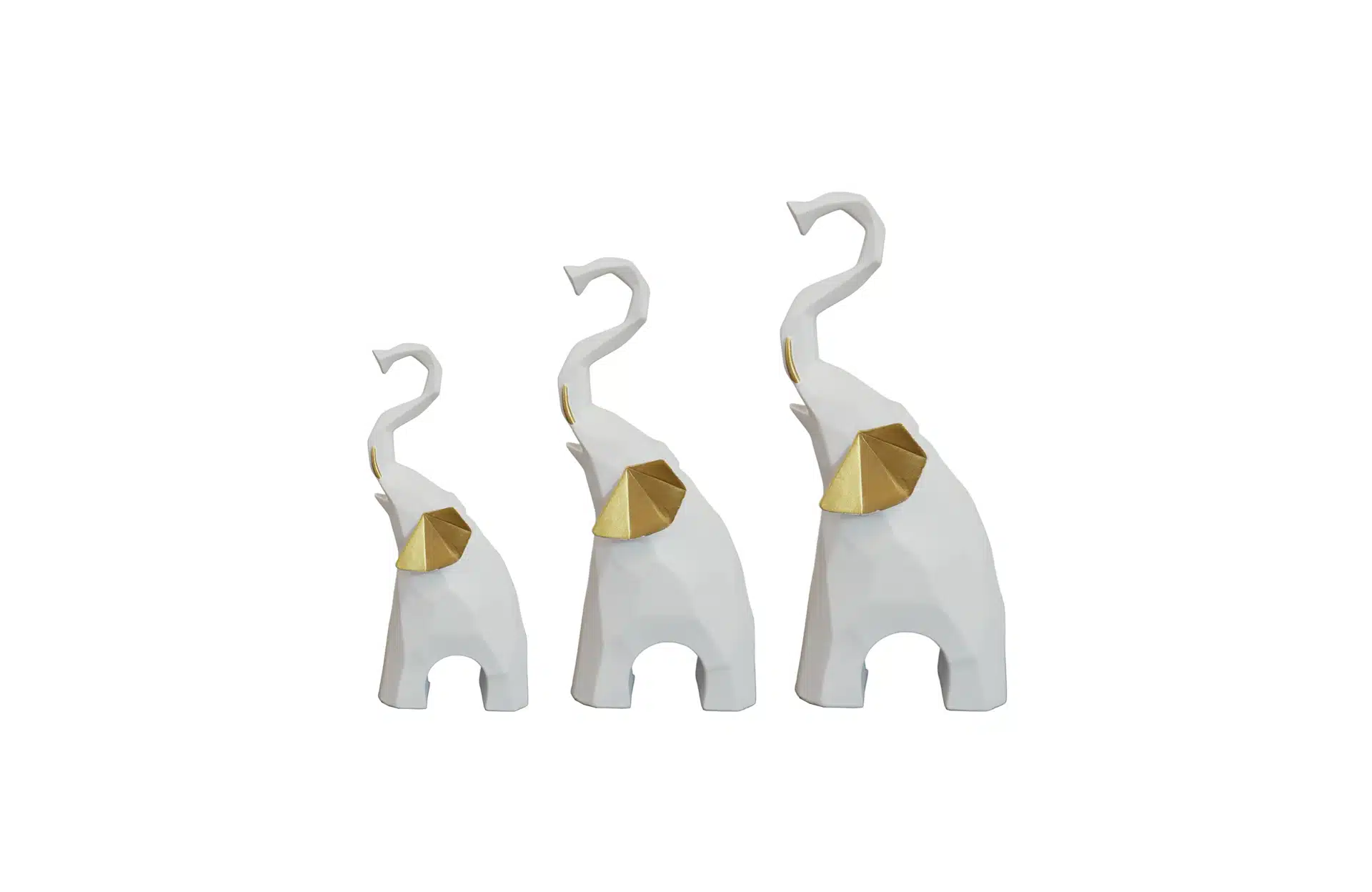 Resin Craft Ornament MK004 C White (3 Perset)