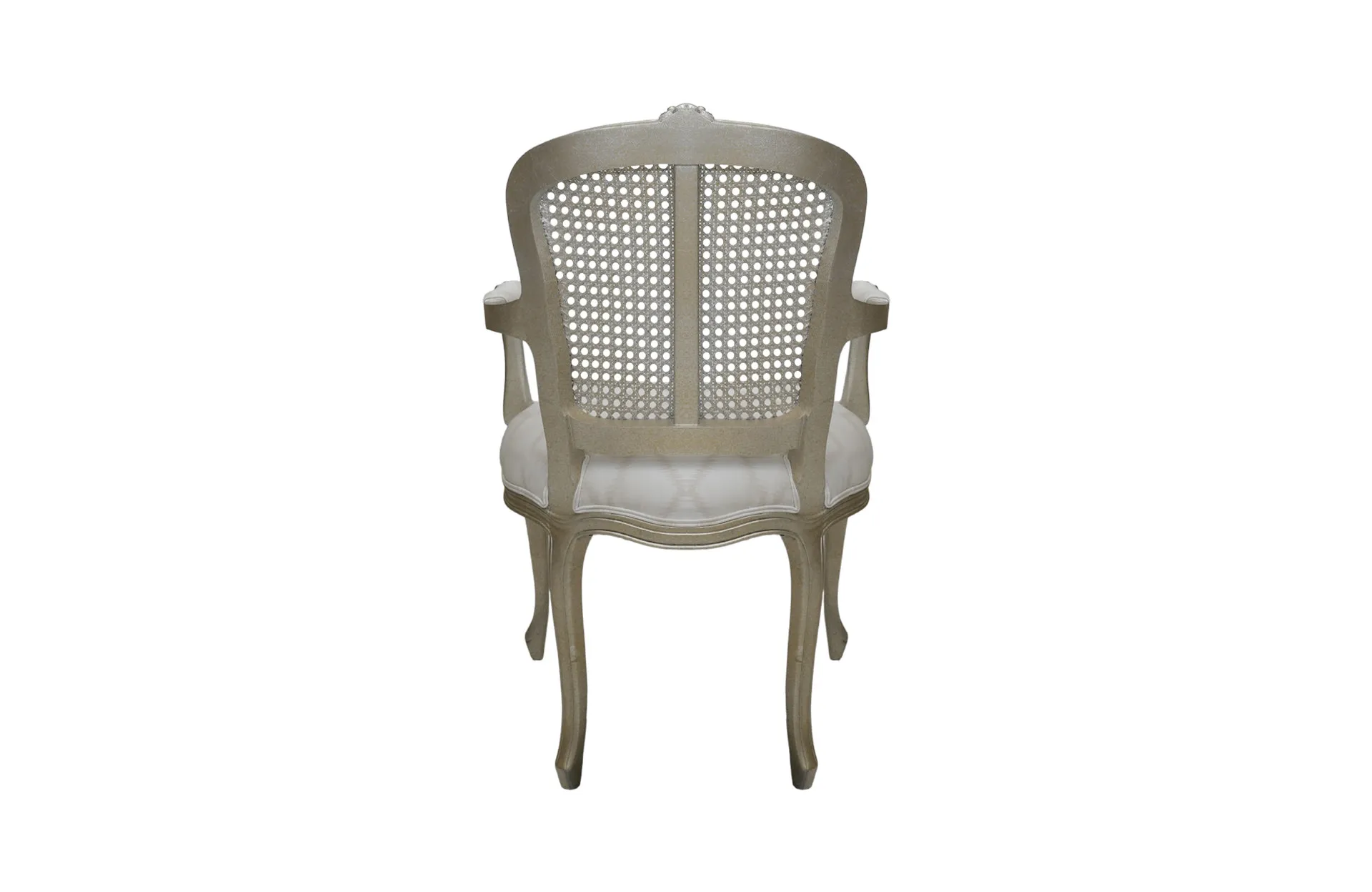 Home Decor Armchair Cabriolet 01 Back View