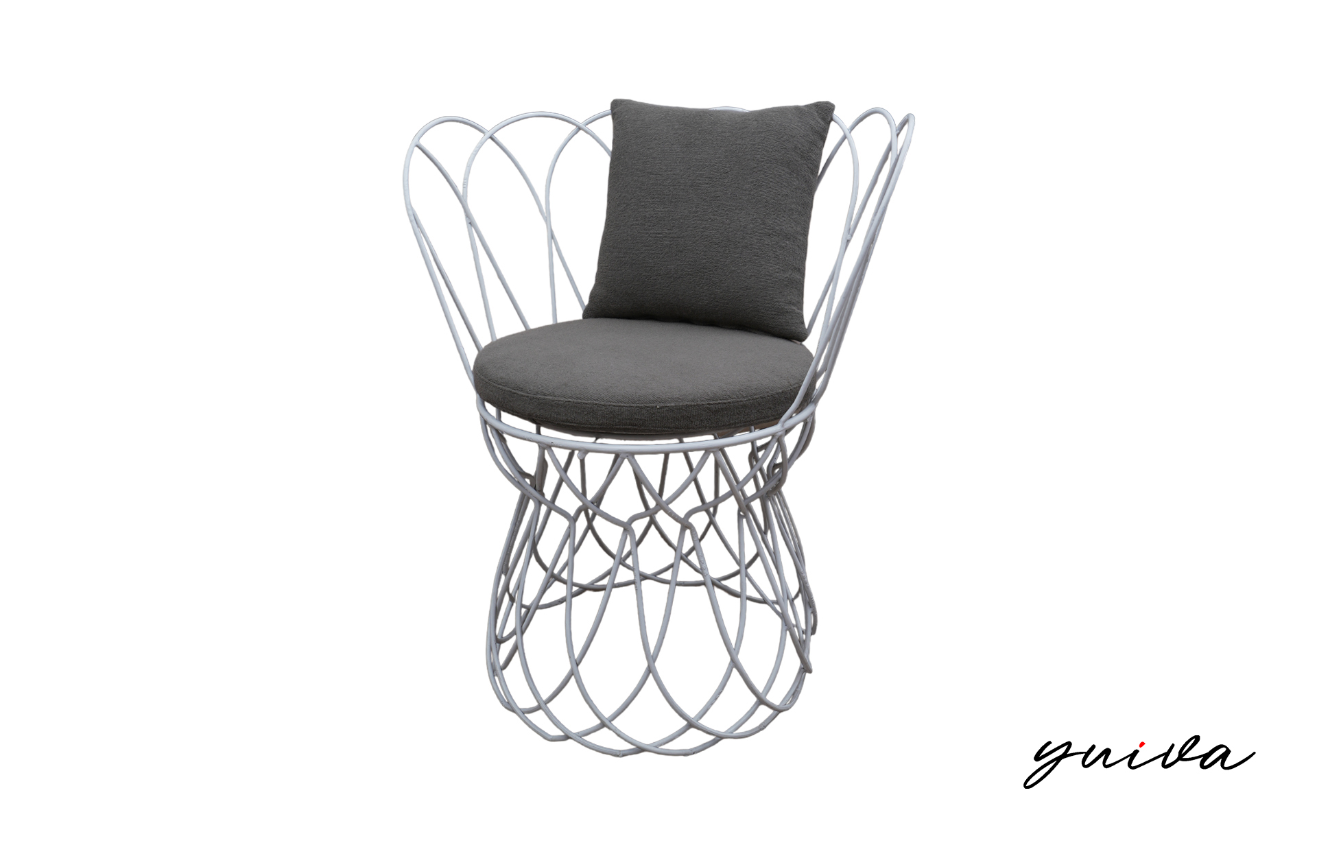 Home Decor Chair Hand Small White Side View