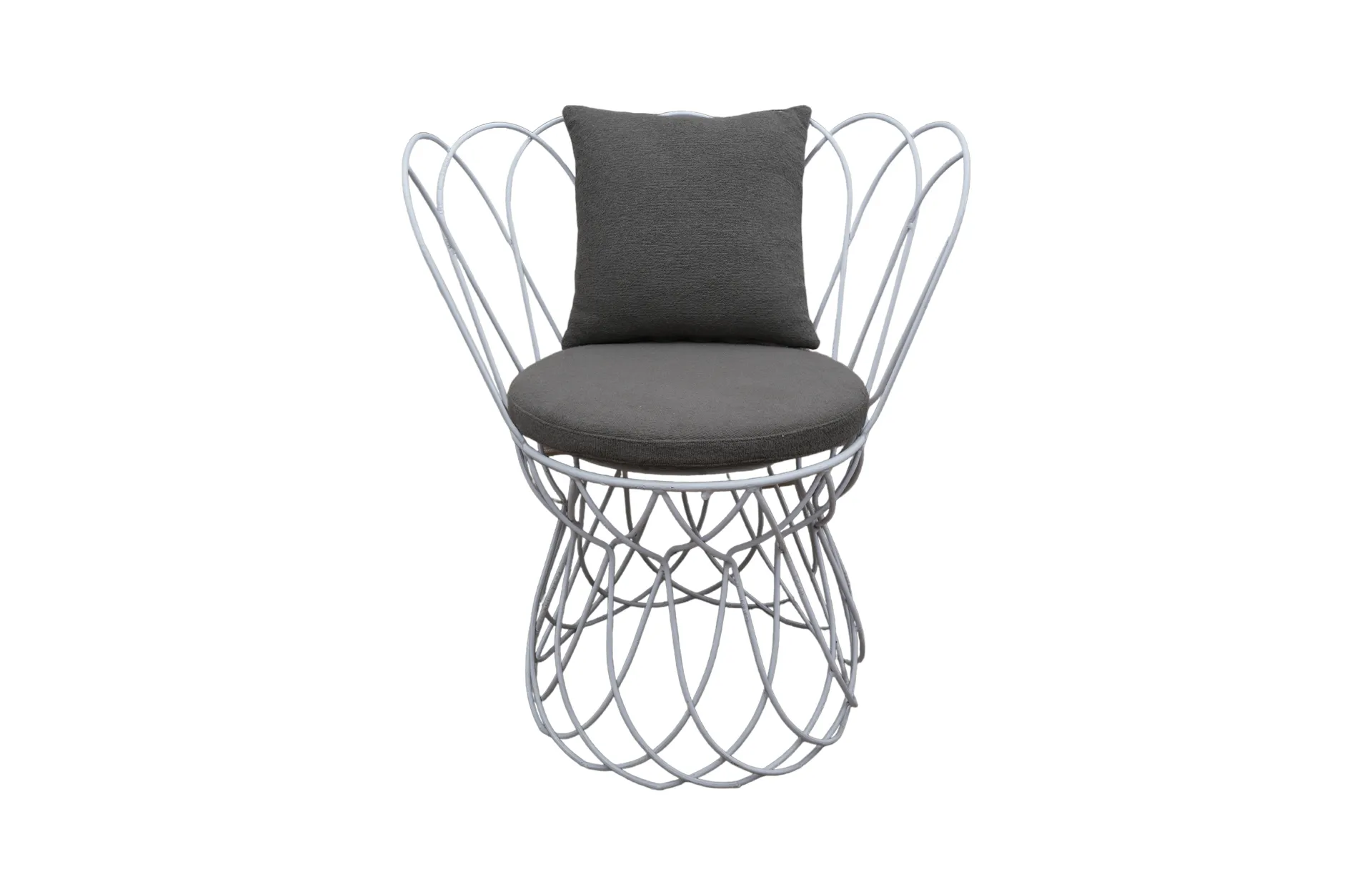 Home Decor Chair Hand Small White Front View