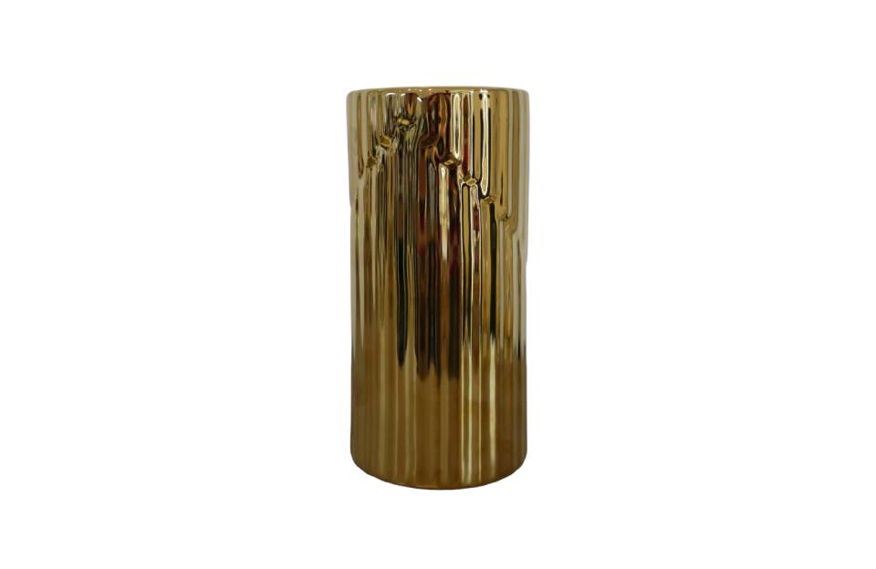 Ceramic Vase A21-49M Gold
