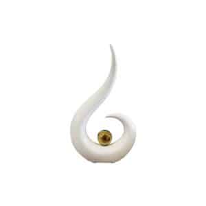 Ceramic Home Decoration 7899M White Gold