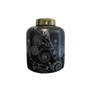 Home Decor Vase & Ceramic Jar 608569 Jar Front View