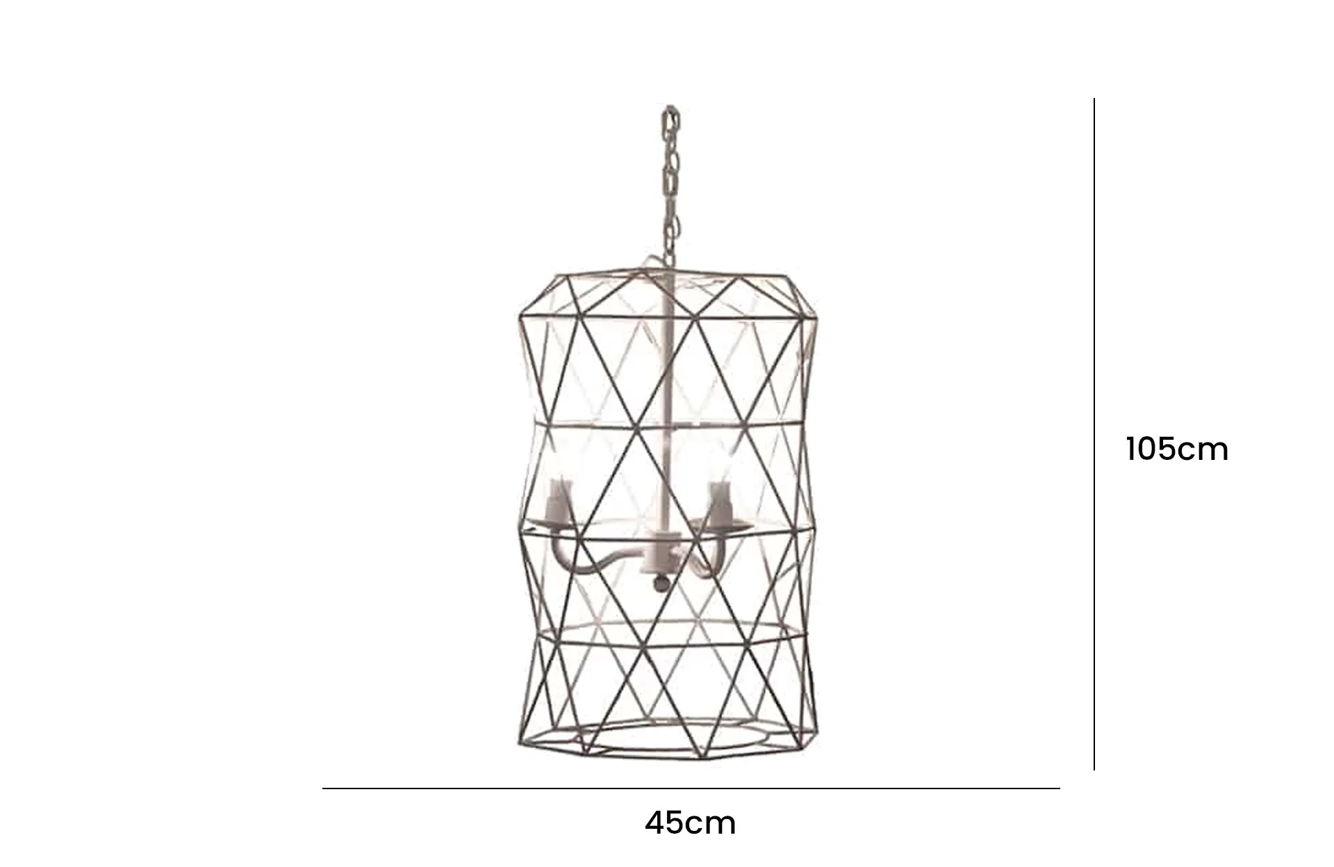 Home Decor Bird House Lamp Front View Size